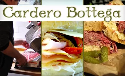 $9 for Two Made-to-Order Sandwiches from Cardero Bottega (Up to $18 Value) - Primary Image