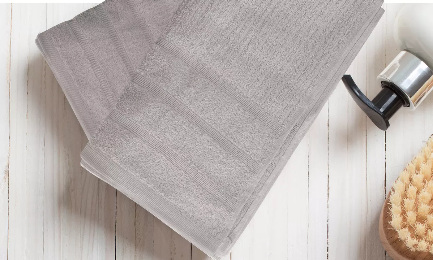 Royal Comfort Egyptian Cotton 8 Piece Towel Pack Granite, White & More