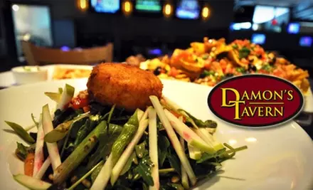 $9 for $18 Worth of Casual American Fare and Drinks at Damon's Tavern - Primary Image