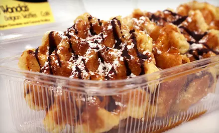 $12 for Two Dozen Mini Waffles at Wanda's Belgian Waffles ($23.99 Value). Three Locations Available.  - Primary Image