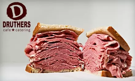 $10 for $25 Worth of NYC Deli Sandwiches, Salads, and More at Druthers Cafe & Catering - Primary Image