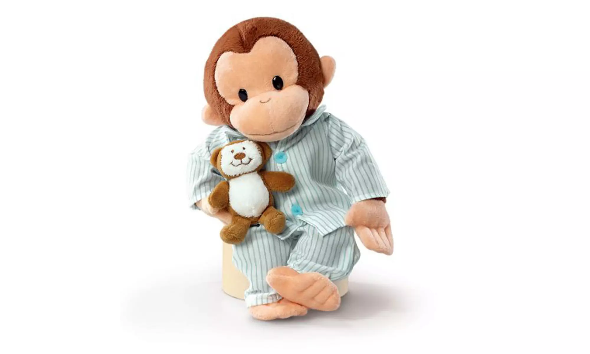 Russ Berrie Curious George In Pajamas 12" Plush - Primary Image