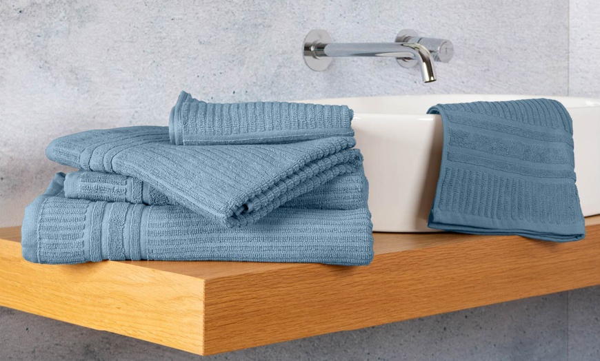 Image 11: Ensemble de 5 serviettes en coton