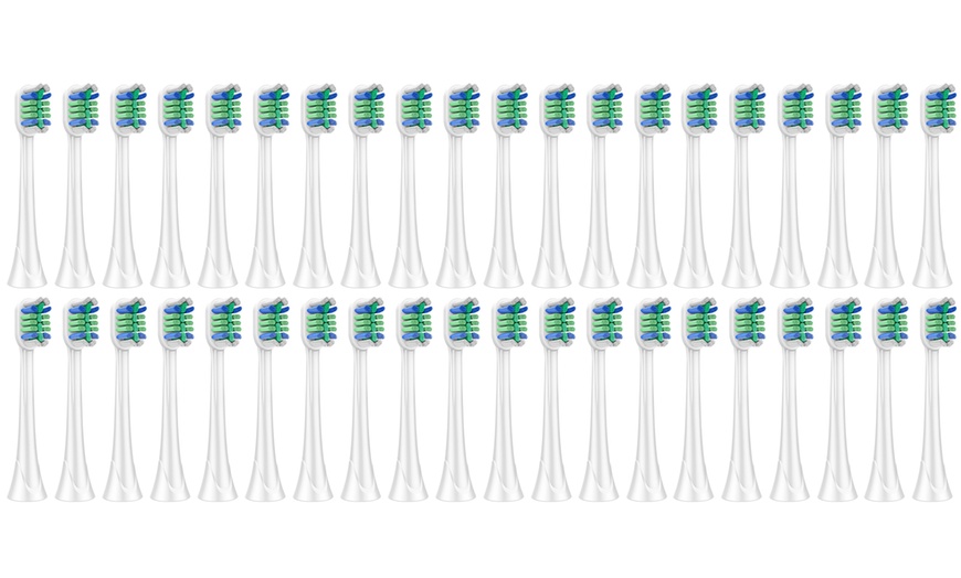Image 9: 8-40Pcs Replacement Brush Heads Toothbrush Heads (Philips Sonicare Compatible)