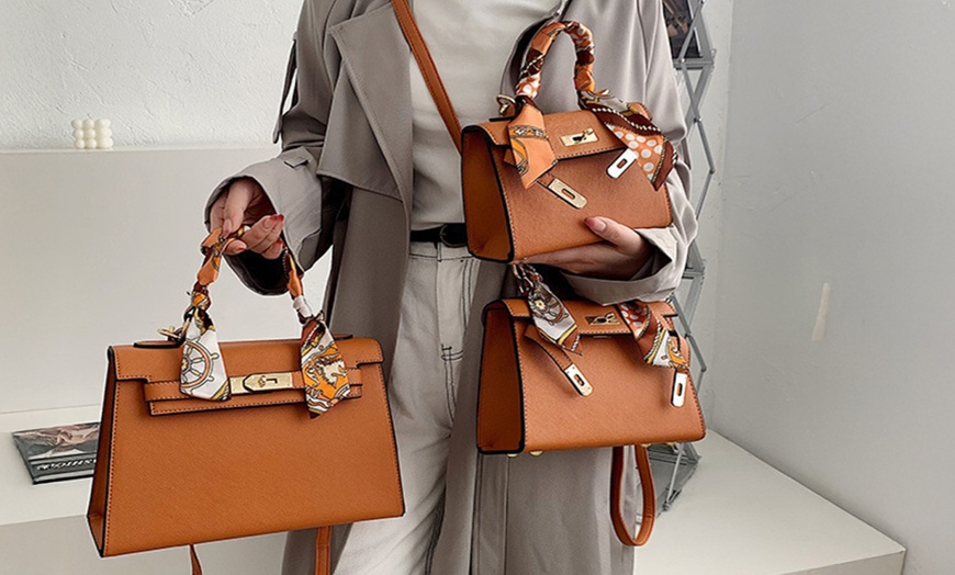 Image 6: Birken-Inspired Women's Elegant Satchel