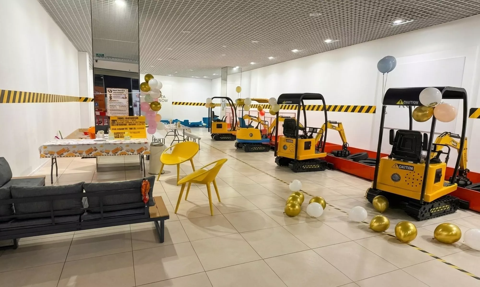 Kreatywna zabawa w klimacie budowy: wejściówki na salę zabaw Diggers