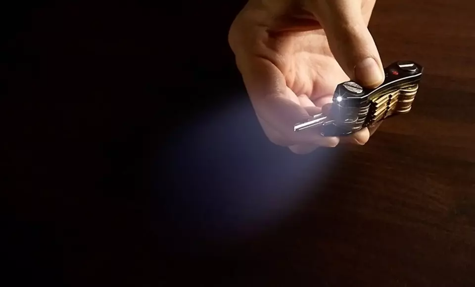 Key Ninja Key-Organizer with Dual LED Lights​ - Primary Image