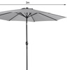 Image 8: 3M Rotating Parasol with UV Protection; Adjustable and Stylish Design
