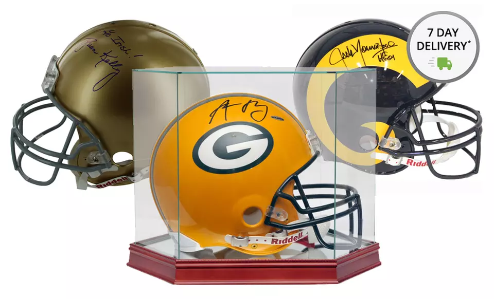 Signed NFL or College Football Helmet or a Glass Display Case. Multiple Players from $54.99–$1,599.99. Free Returns. - Primary Image