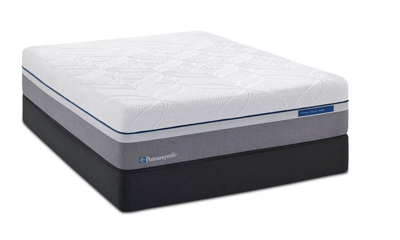 Sealy Posturepedic Premier Hybrid Series Cobalt Firm Mattress Set with $50 Visa Card. Free Delivery. 10-Year Warranty.  - Second Medium