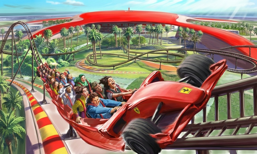 Image 9: All-Day Access to Ferrari World, Yas Waterworld Or 2, 3, or 4 Yas Park
