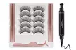 Magnetic Eyelashes Eyeliner with Eyelashes 5 Pairs Kit & 2 in 1 Eye Liner Pencil - Second Medium