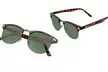 Emblem Eyewear - Classic Half Frame Vintage Horned Rim Mens Womens Sunglasses - Second Medium