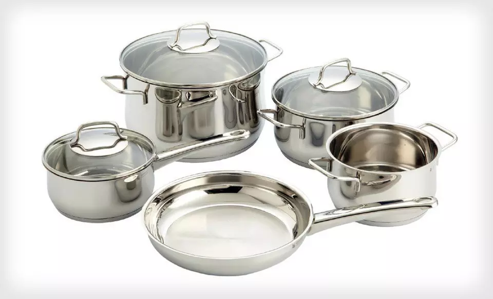 $69 for a WMF Collier Eight-Piece Cookware Set ($400 List Price). Free Shipping. - Primary Image