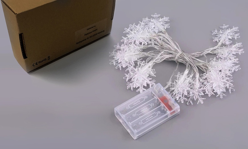 Image 13: Guirlande LED flocon de neige