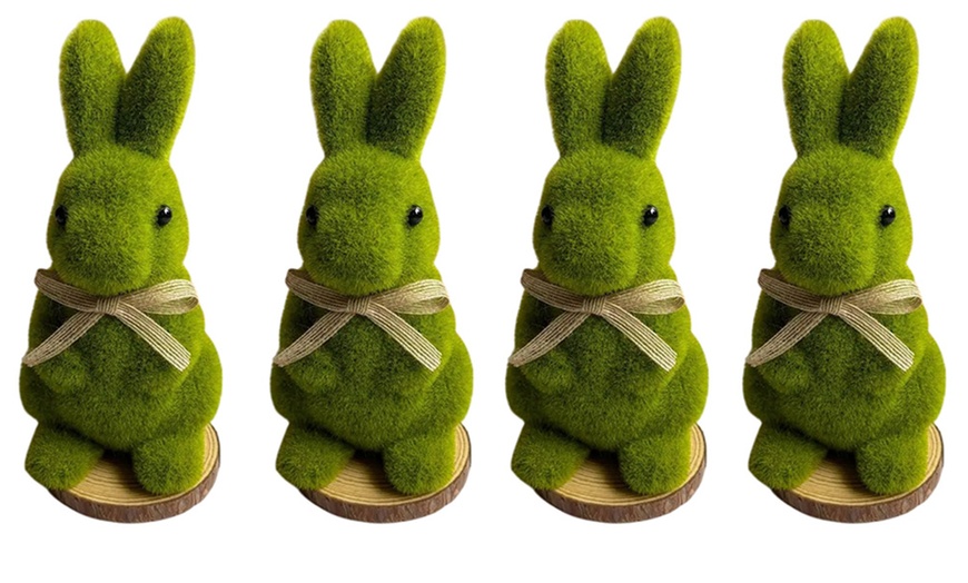 Image 6: Up to Four Easter Garden Bunny Statue Decorations