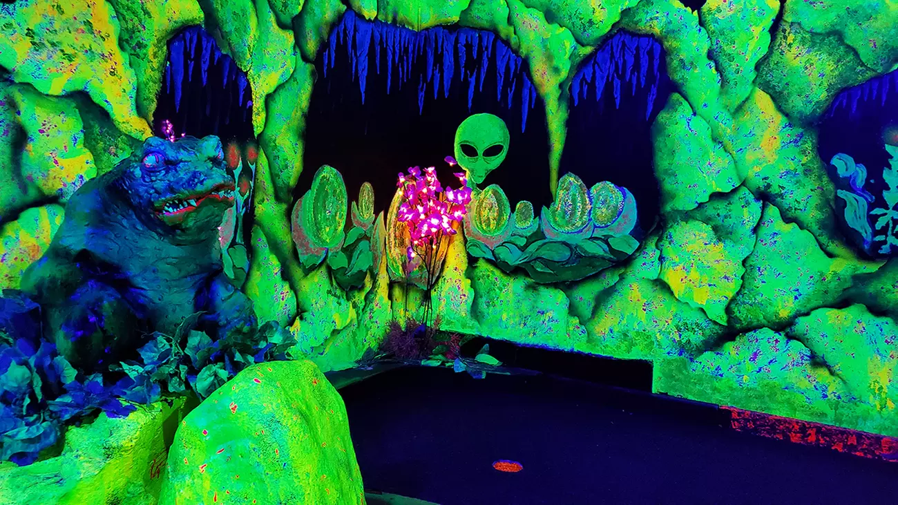18-Hole Mini-Golf, 3-D Glasses & Unlimited Arcade Play for 1-4 People