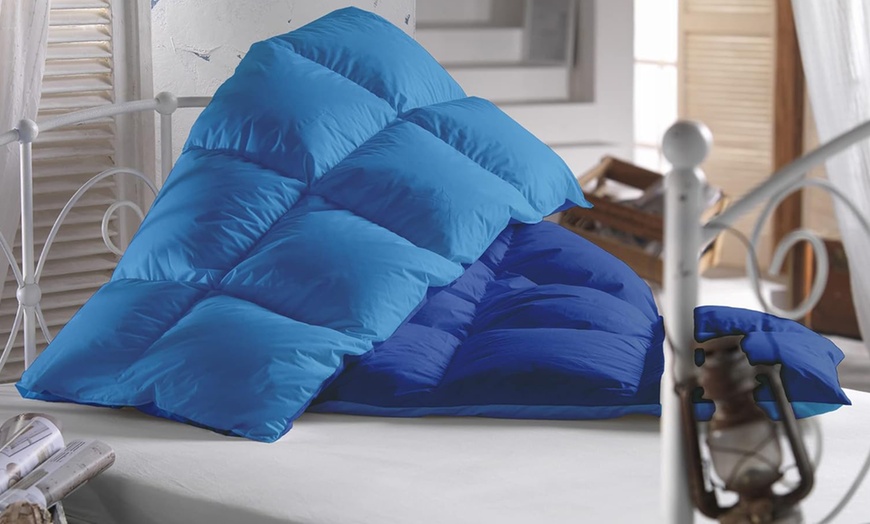 Image 9: Couette d’hiver réversible avec 90% plumes d’oie