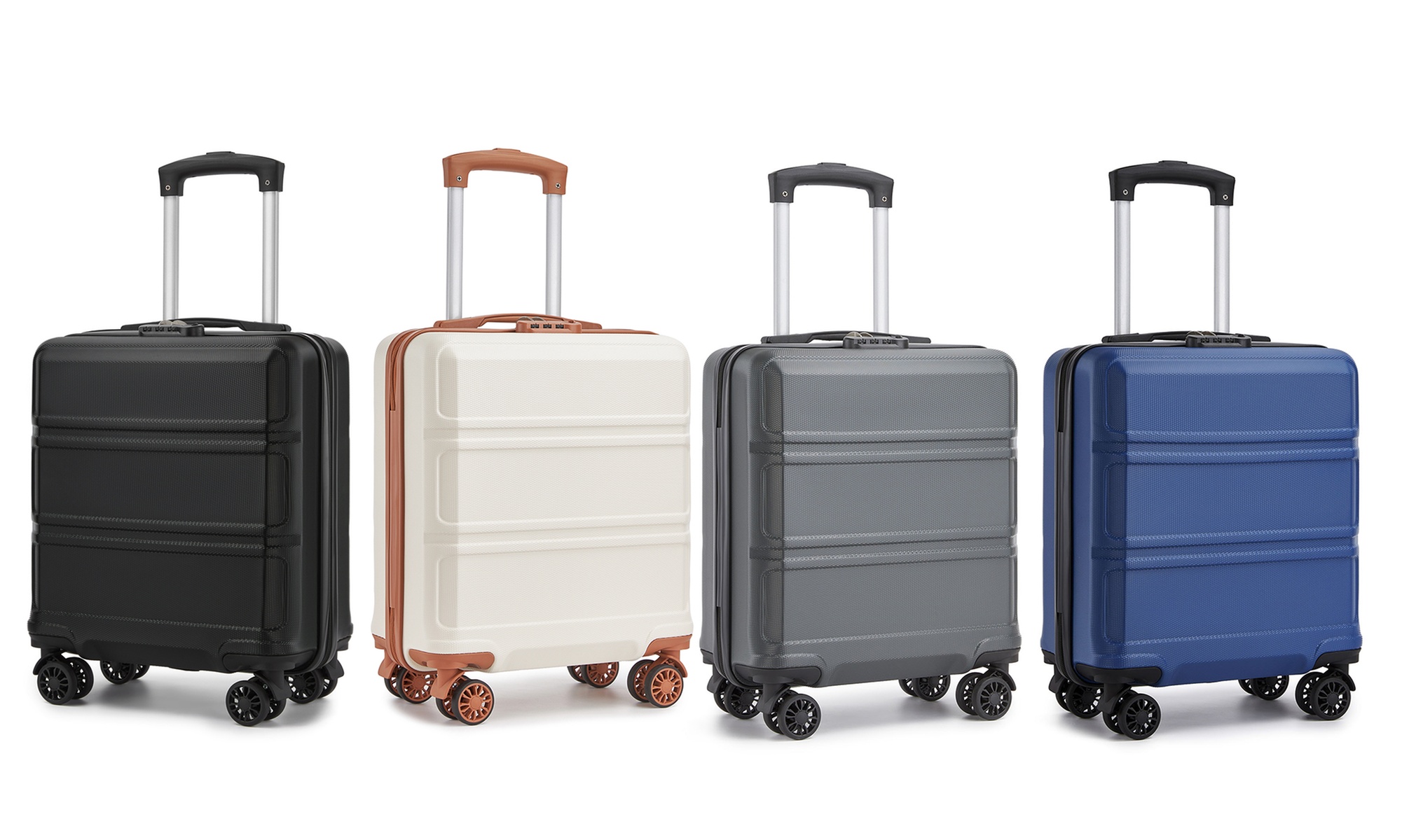 Valise cabine en ABS, 45 x 36 x 20 cm, capacité d'environ 28 L