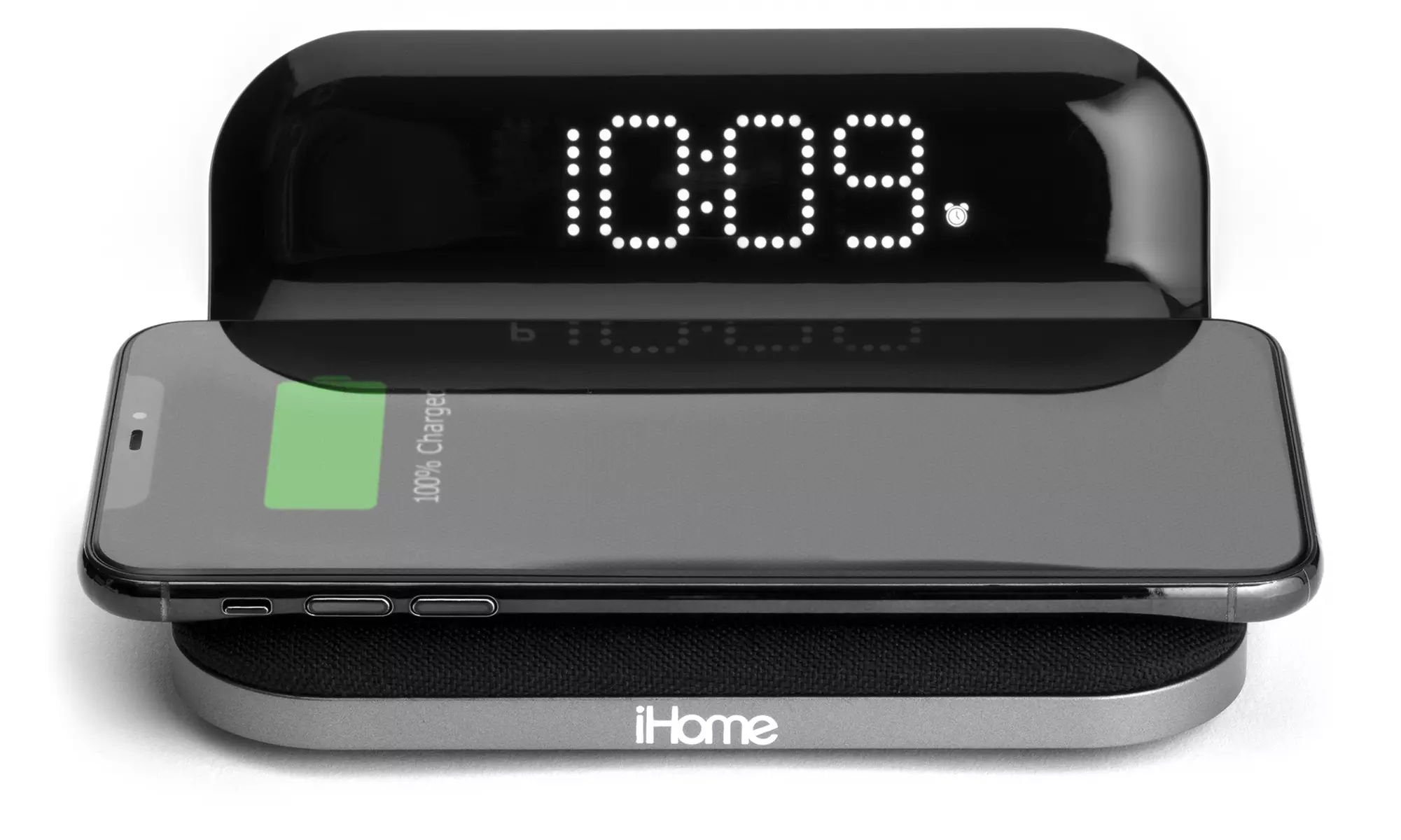 Réveil avec chargeur induction et port USB de iHome - Primary Image