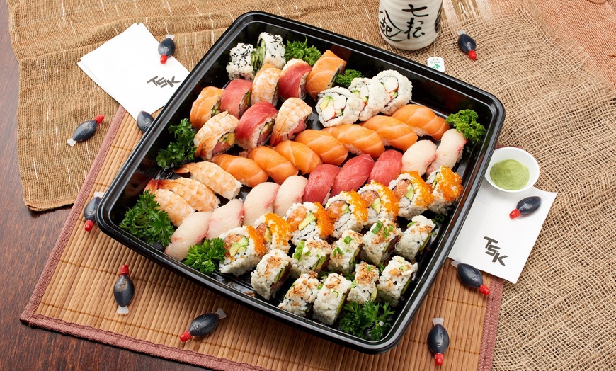 Image 3: 56-Piece Maki Sushi Platter