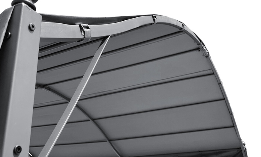 Image 4: Metal Arched Pergola