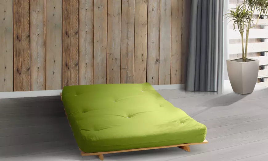 Image 31: Futon Frame and Mattress