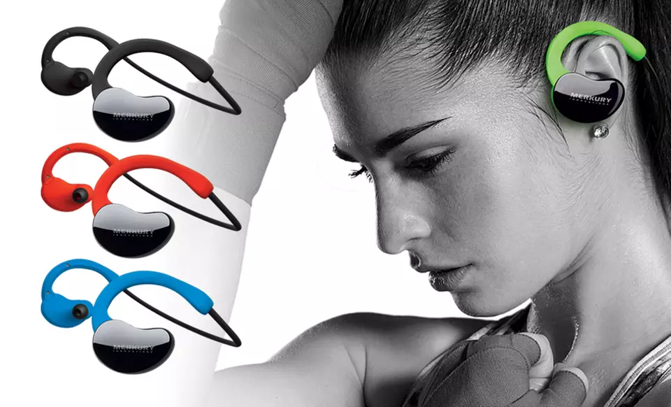 Merkury Innovations Bluetooth Wireless X Series Sweat-Proof Sport Earbuds. Multiple Colors. - Primary Image