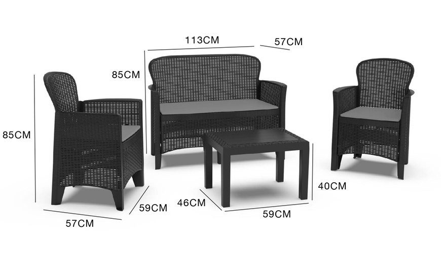Image 5: Gartenmöbel-Set "Taormina"