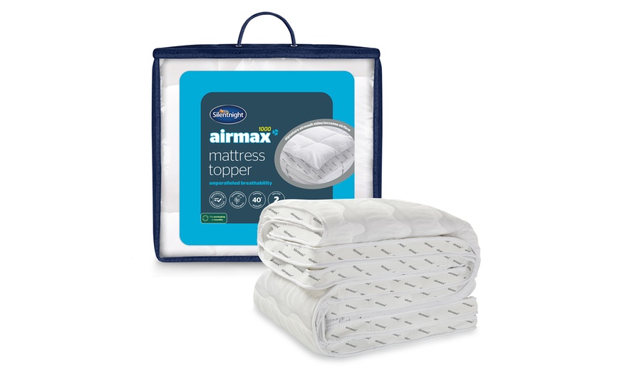 Image 10: Silentnight Airmax Pillows or Silentnight Airmax Mattress Topper 