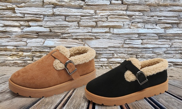 Up To 55% Off Warm Fleece Lined Ankle Boots Groupon