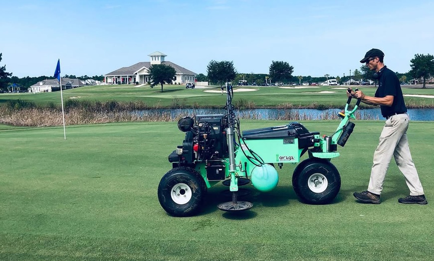 Image 4: Tee Off with 18-Hole Golf with Cart Rental for One, Two or Four People
