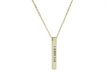 3D Vertical Bar Bible Verse Necklace by Pink Box - Second Medium