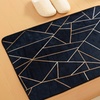 Image 2: Black & Gold Graphic Rug