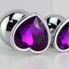 Image 1: 3Pcs ItBelongs2U Metal Jewelry Anal Plugs Trainer Beginners Advanced Users