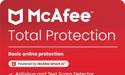 McAfee Total Protection 2025 – dostęp na 1 rok – 1 urządzenie