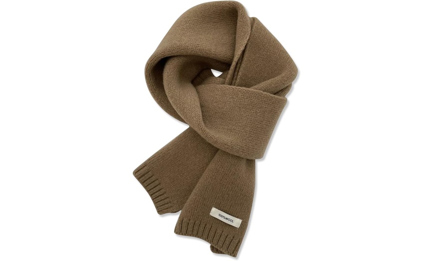 Image 3: Écharpe 100 % en laine premium australienne