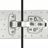 Image 12: 10-Pack Cabinet Hinge Repair Plate Kit - Stainless Steel Heavy Duty Fix for Kitchen & Wardrobe Doors with Screws