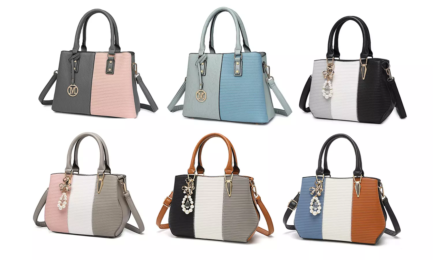 Borsa in pelle con tracolla o manico superiore, disponibile in vari colori - Primary Image