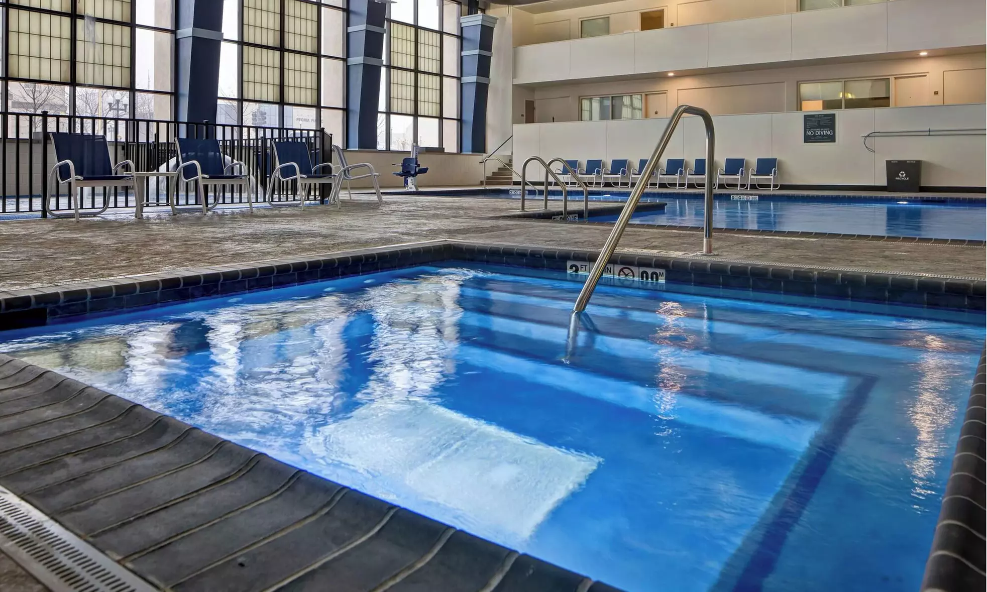 Modern rooms, on-site dining, and a prime downtown location