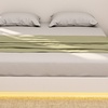 Image 2: Artiss Double Bed Frame with 16-Colour LED Light