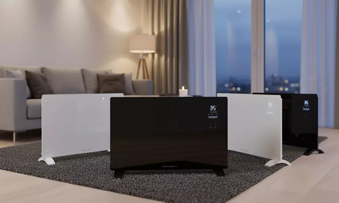 Chauffage électrique avec façade en verre Proficare