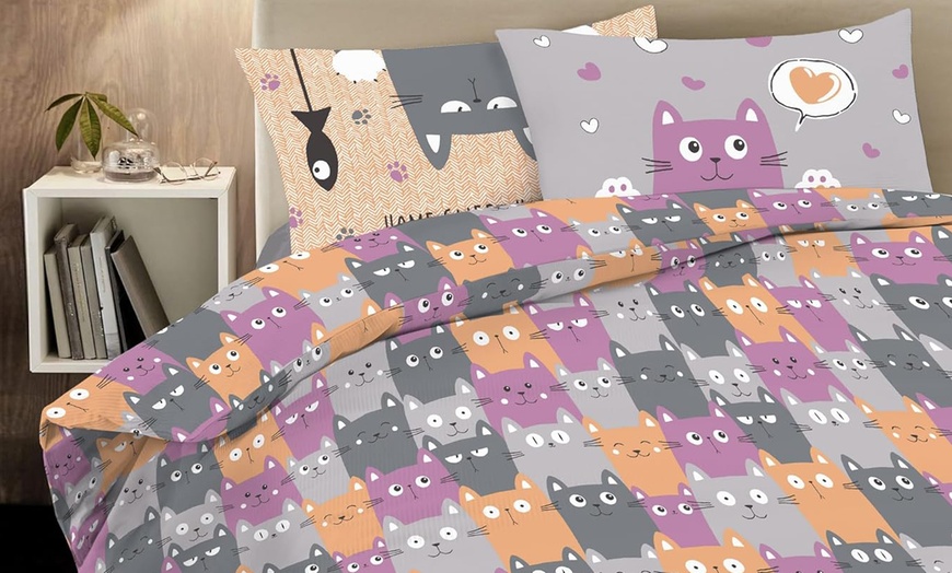 Image 3: Copripiumino 100% cotone Made in Italy