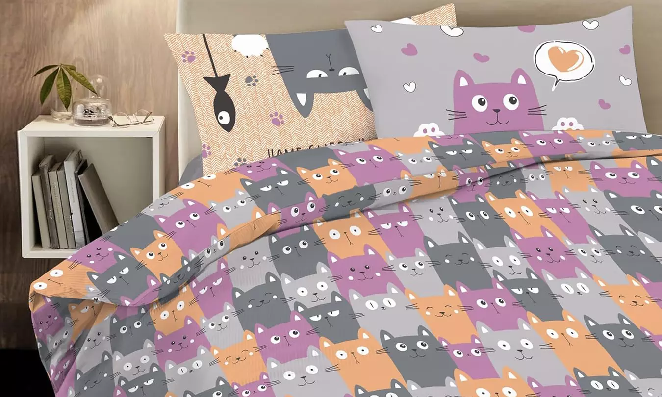 Copripiumino 100% cotone Made in Italy