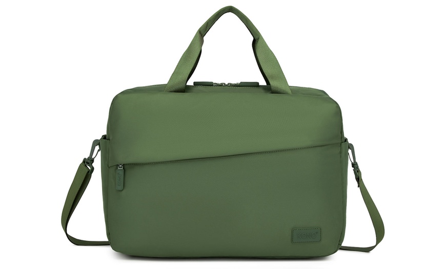 Image 13: 19L Water-Resistant Travel Bag with Laptop Sleeve 