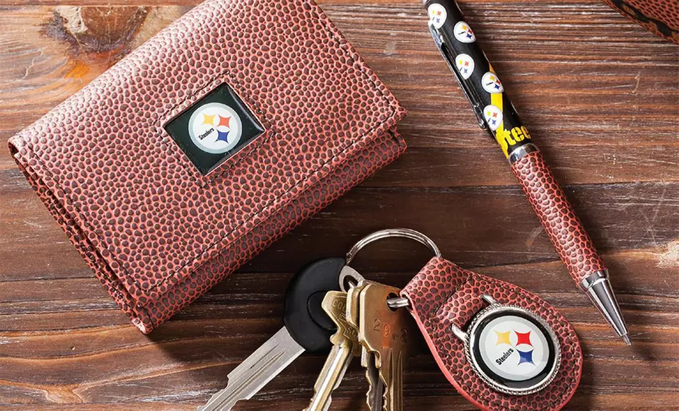 NFL Pebble Wallet Gift Set. Multiple Options Available. Free Returns. - Primary Image