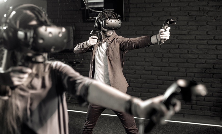 Image 2: Enjoy 1 Hour of VR Mini Games +1 Hour of Lounge Table for Two or Four 