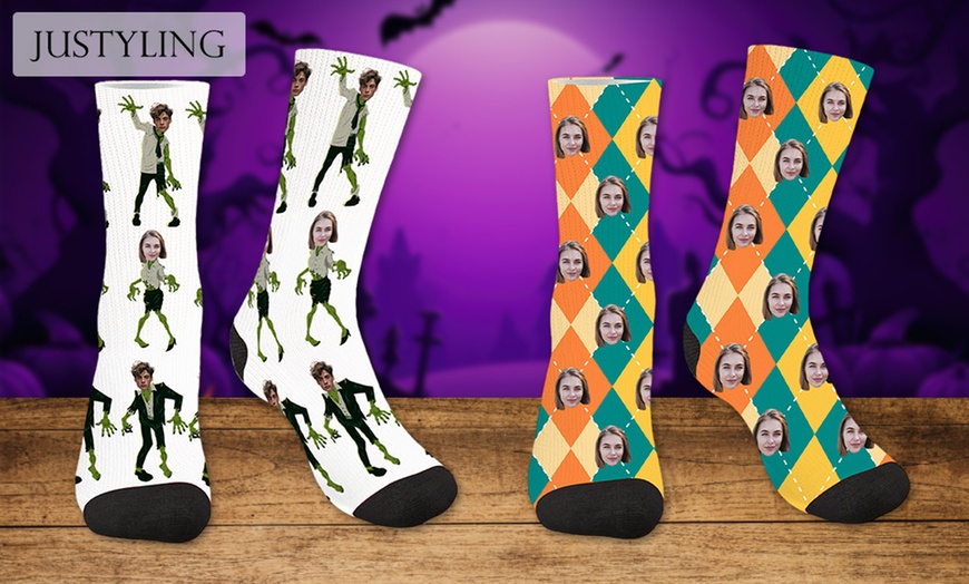 Image 7: Chaussettes personnalisables avec Justyling