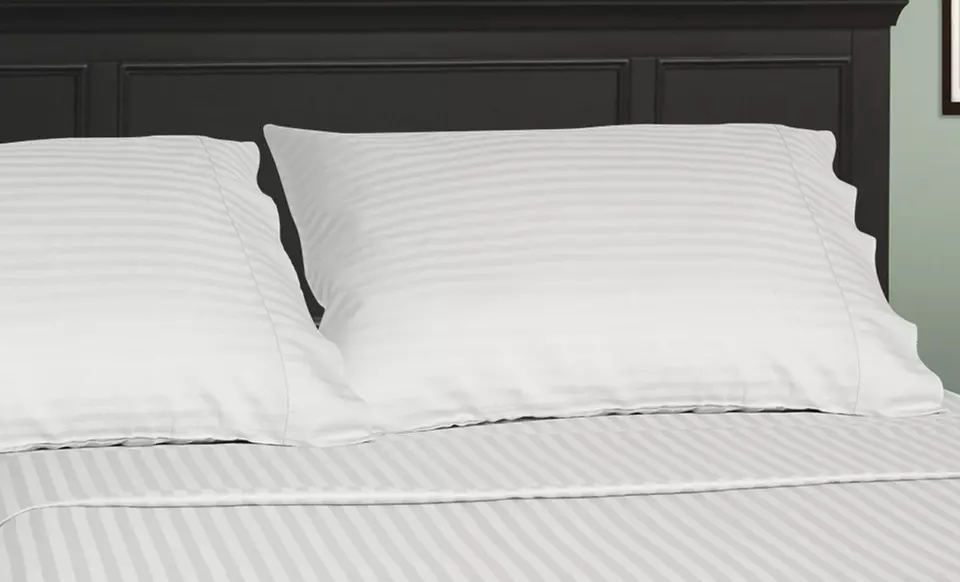 100% Egyptian Cotton Royal Sateen 4-Piece Sheet Sets from $59.99–$69.99. Multiple Colors Available. - Primary Image