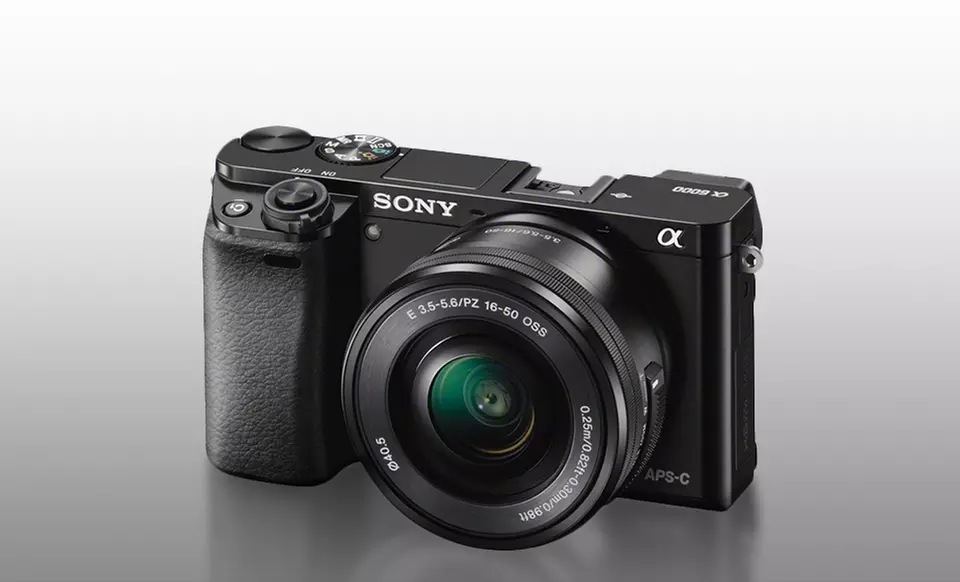 Sony Alpha a6000 24.3MP Interchangeable-Lens Camera with 16-50mm Power Zoom Lens Bundles from $698–$729.99 - Primary Image
